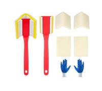 Fenteer Ensemble de Tampons de Peinture pour Outils de Peinture D'angle pour L'intérieur de La