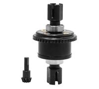 Fenteer Ensemble différentiel avant/arrière 43T/10T, remplacement direct, robuste, en métal résistant, Noir