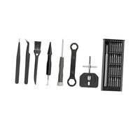 Fenteer Ensemble Outil Démontage Moulinet Pêche Clé Multifonction Tournevis Double Tête Pince Pratique Acier Inoxydable Adapté à L'Entretien et Réparation Mo, Type C