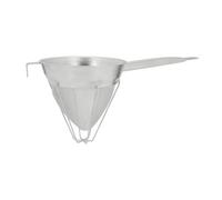 Fenteer Entonnoir à Filtre Chinois Conique Passoire Fine Tamis à Jus Filtre à Thé en Acier Inoxydable avec Support Mains Libres Approprié pour La Cuisine Quo, 20.5 Cm