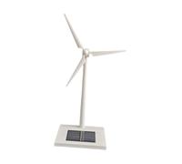 Fenteer Éolienne Solaire Modèle DIY avec Mécanisme Éducatif Mini Moulin à Vent de Bureau Jouet Scientifique pour Enfants Outil D'Expérience Thermique Adapté, L