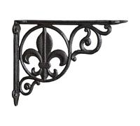 Fenteer Équerre D'étagère, Quincaillerie pour équerre D'étagère, équerre D'angle, Fixation Murale Rustique et Robuste