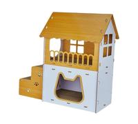 Fenteer Escalier pour Chat en Carton, très Grand Espace, Meubles de Protection, Cadre d'escalade pour Chat, lit de Salon pour Petits Animaux, Chaton