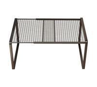 Fenteer Étagère de Cuisine Extensible Fer Organisateur Cabinet Range-tout Empilable Rangement Optimisé Adapté à La Cuisine Salle de Bain Bureau Maison, S