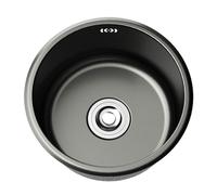 Fenteer Évier de Cuisine En Acier Inoxydable à Une Cuve, 28 X 28 Cm, à Drainage Rapide, Idéal pour Les Petits de Cuisine et Les Comptoirs, Profondeur 16
