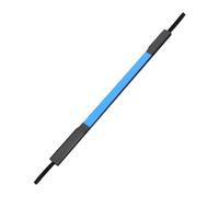 Fenteer Extenseur de Poitrine Appareil d'exercice Barre de Musculation Renforceur de Bras avec Poignées Ergonomiques Adapté pour Hommes et Femmes à Domicile, Bleu 50 Kg