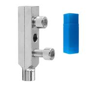 Fenteer Extracteur de Vis Cassée En Acier Multifonction pour Réparation de Robinet et Valve Outil Puissant de Démontage Adapté Aux Plombiers et Bricoleurs, Clé Courte 85 Mm