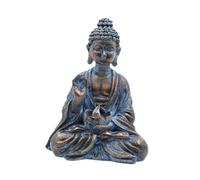 Fenteer Figurine de Bouddha En Résine, Artisanat D'art avec Lumière Solaire, Micro, Cadeau pour Ami