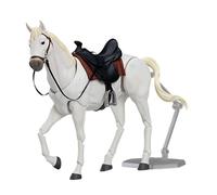 Fenteer Figurine de cheval, modèle de collection, statue, jouet éducatif, micro-, Blanc