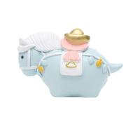 Fenteer Figurine de cheval, sculpture de table, cadeau de collection moderne, statue de cheval, ornement de bureau pour salon, bureau ou étagère, décoration, Vert