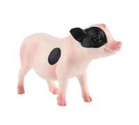 Fenteer Figurine de porcelet miniature, jouet éducatif, accessoire d'apprentissage, figurine d'animal de ferme pour fête à thème, étagère ou, Debout