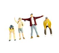 Fenteer Figurine Diorama à L'échelle 1/64, Modèle de Personnes de Rue pour Enfants et Adultes