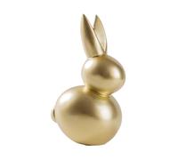 Fenteer Figurine En Résine de Lapin pour Décoration de Pâques, Ornement Doré pour Intérieur, Se Diriger Vers