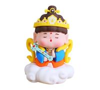 Fenteer Figurine immortelle chinoise, décoration de table, petite sculpture décorative polyvalente pour maison, festival, restaurant, voiture, café, Style F