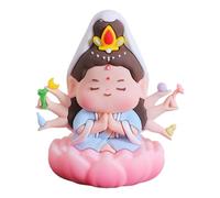 Fenteer Figurine immortelle chinoise, décoration de table, petite sculpture décorative polyvalente pour maison, festival, restaurant, voiture, café, Style D