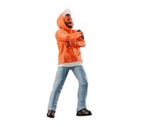 Fenteer Figurine miniature de personnes à l'échelle 1/64, modèle de petites personnes en résine, objets de collection peints à la main pour accessoires de
