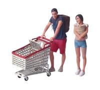 Fenteer Figurines de diorama à l'échelle 1/64, scène de rue, personnages, figurines en résine de 2,8 cm de hauteur pour maquettes et accessoires photo.