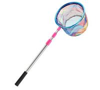 Fenteer Filet de Pêche Télescopique pour Enfants avec Poignée Rétractable, Rose