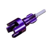 Fenteer Filière pour Tuyau Outil de Plomberie Taraudeuse pour Perceuse Dispositif de Réparation En Acier Robuste pour Longue Durée Adapté Aux Projets de Réno, Sans Aiguille, 9.2 Cm X 2.4 Cm