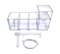 Fenteer Filtre Aquatique pour Réservoir, Installation Aisée, Accessoires de Filtration pour Tortues, Boîte Tuyau Humide et Sec