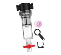 Fenteer Filtre D'Aquarium Filtre Interne Transparent Nettoyeur de Bac à Poissons Pompe D'Épuration Professionnelle avec Clé et Ruban Inclus Adapté pour l'eau, 80 Mailles