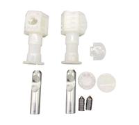 Fenteer Fixation de Siège de Toilette Kit de Visserie pour WC Suspendu Boulons de Rechange Accessoire de Charnière En Fer et Nylon Anti Adapté pour, Montage Latéral