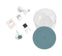 Fenteer Fontaine pour Chat Distributeur d'eau Automatique Bol pour Animaux Pompe Silencieuse Grande Capacité Facile à Nettoyer Adaptée à Chats et Chiens Intér, Vert