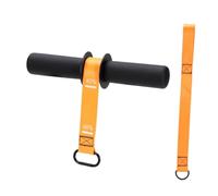 Fenteer Forearm Strengthener Rouleau Poignet Extension Strap Renforcement Musculaire Entraîneur D'avant-Bras Fonction Antidérapante Convient pour Athlètes Mus, Orange