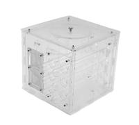 Fenteer Fourmilière Transparente à Monter Soi-même pour L'étude du Comportement, Coffret Cadeau d'anniversaire éducatif Compact pour L'étude, 15cmx15cmx15cm