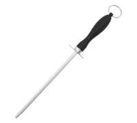 Fenteer Fusil à Aiguiser, Accessoire de Cuisine, Outil D'affûtage Haute Dureté avec Poignée Portable
