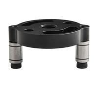 Fenteer Gabarit D'Auto-centrage Guide de Perçage Bois Alésage Cheville Outil Bois Alliage Aluminium Fonction Auto-centrage Adapté Aux Travaux de Menuiserie B, Noir