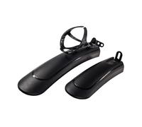 Fenteer Garde-Boue Vélo Enfant Ensemble Pièces Remplacement Pare-Boue Accessoires Vélo Enfant Protection Pneu Installation Aisée Support Gourde Adapté à L'Uti, Moyen