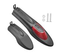 Fenteer Garde-Boue Vélo Enfants Ensemble Universel Accessoires Vélo Garde-Boue Avant Arrière PVC Résistant avec Éclairage Montage Simple Adapté pour Cyclisme, 12 Pouces to 14