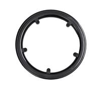 Fenteer Garde de Chaîne pour Vélo avec 5 Perforations, Accessoire de Remplacement, Noir