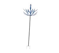 Fenteer Garden Wind Outdoor Decoration Street Path Lawn Ornement Rotation Rotatif Lit de Fleurs Patio Creative Yard Moulin à Vent avec Pieu, Bleu