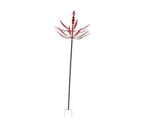 Fenteer Garden Wind Outdoor Decoration Street Path Lawn Ornement Rotation Rotatif Lit de Fleurs Patio Creative Yard Moulin à Vent avec Pieu, Rouge