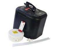 Fenteer Générateur de Vapeur pour Sauna Pot Vaporisateur de 4L Machine de Appareil de Spa Accessoire Essentiel avec Température Réglable Par Téléco, Noir