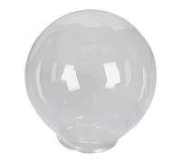 Fenteer Globe D'Éclairage Extérieur Acrylique Transparent pour Lampadaire Couverture de Remplacement Sphérique Résistante Aux Intempéries pour Jardin Terrasse, Diamètre 15cm