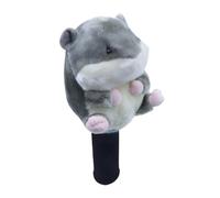 Fenteer Golf Club Head Cover Animal Peluche Amusant Housse Tête Club Protection Anti-dommage Accessoire Doux Cadeau Convient à L'Entraînement Tournoi, Hamster Conducteur