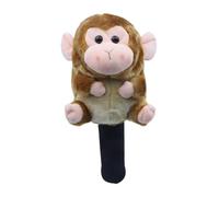 Fenteer Golf Club Head Cover Animal Peluche Amusant Housse Tête Club Protection Anti-dommage Accessoire Doux Cadeau Convient à L'Entraînement Tournoi, Singe Conducteur