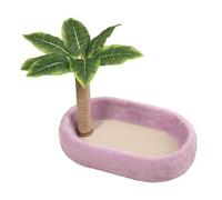 Fenteer Griffoir Lit pour Chat Postes avec Surface Sisal Confort Foam Convient Aux Chats D'Intérieur pour Jouer Se Détendre, Violet