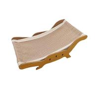 Fenteer Griffoir pour Chat Chaise Longue pour Chat Planche de Grattage Lit D'Appoint Divan surélevé en Matériaux Composites Convenable pour Le des, 48cmx28cmx18cm