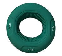 Fenteer Grip Renforcement Anneau Exercices Mains Doigts Avant-Bras Silicone Antidérapant Confortable Résistance Adapté Entraînement Maison Bureau Salle, Vert 60 65 70lb