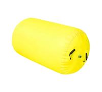 Fenteer Gymnastique Rouleau D'Air Gonflable Tapis de Gymnastique Équipement de Saut avec Pompe Matériau PVC Renforcé Adapté Aux Entraînement, Largeur 50 Cm