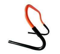 Fenteer Haie D'Agilité Haie de Barre de Saut Équipement D'Entraînement Obstacle de Sport Pliable et Réglable en Hauteur Approprié pour L'Entraînement, Noir Orange