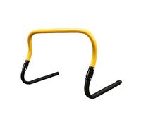 Fenteer Haie D'Agilité Haie de Barre de Saut Équipement D'Entraînement Obstacle de Sport Pliable et Réglable en Hauteur Approprié pour L'Entraînement, Jaune Noir