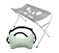 Fenteer Hamac pour Animaux de Compagnie avec Structure Perforée, Pliable, Multifonctionnel, Résistant et Pratique, avec Cadre, Gris