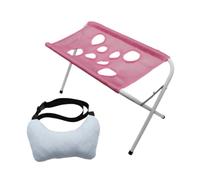 Fenteer Hamac pour Animaux de Compagnie avec Structure Perforée, Pliable, Multifonctionnel, Résistant et Pratique, avec Cadre, Rose