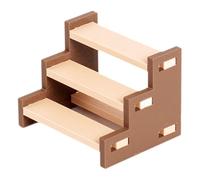 Fenteer Hamster Échelle d'escalade DIY Jouet Cage Escalade Petit Animaux Accessoire en PP Facile Nettoyer Assemblage Pratique Surface Confortable Convient à L, 8cmx6.5cmx6cm