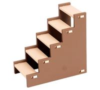 Fenteer Hamster Échelle d'escalade DIY Jouet Cage Escalade Petit Animaux Accessoire en PP Facile Nettoyer Assemblage Pratique Surface Confortable Convient à L, 8cmx15cmx15cm